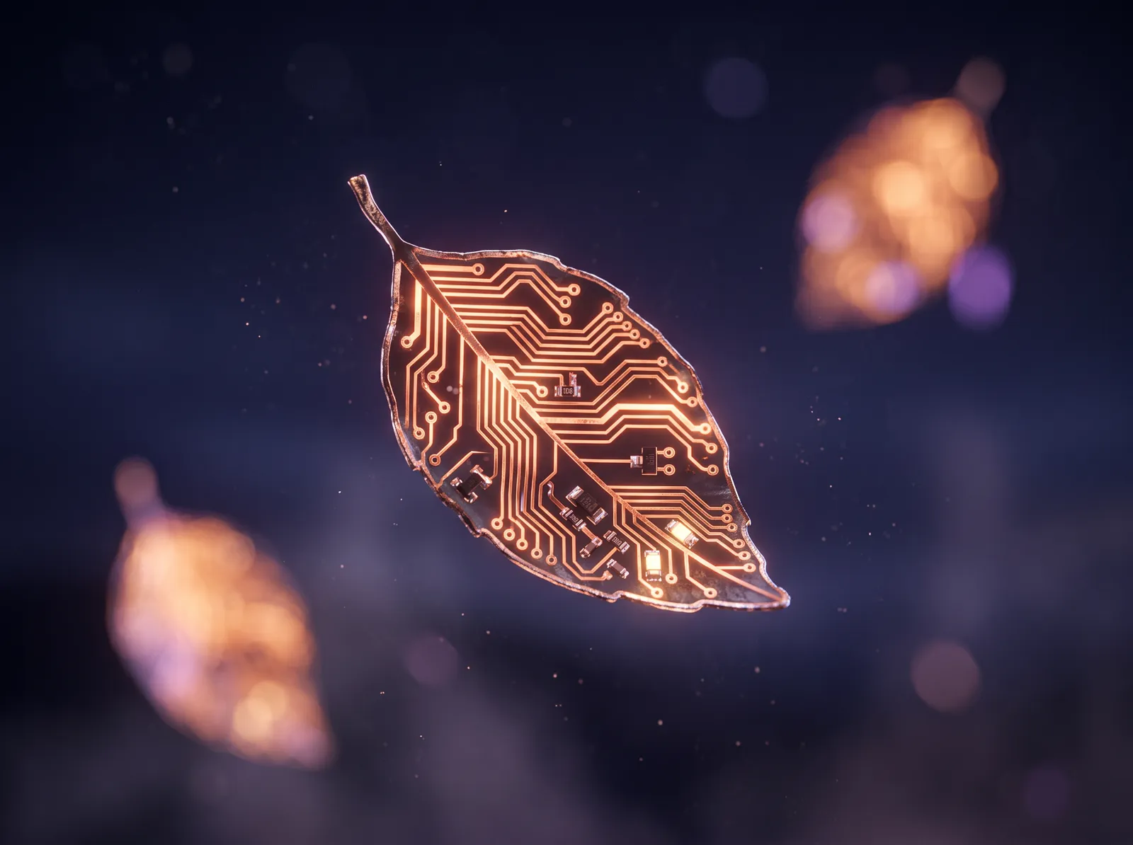 A falling circuit leaf
